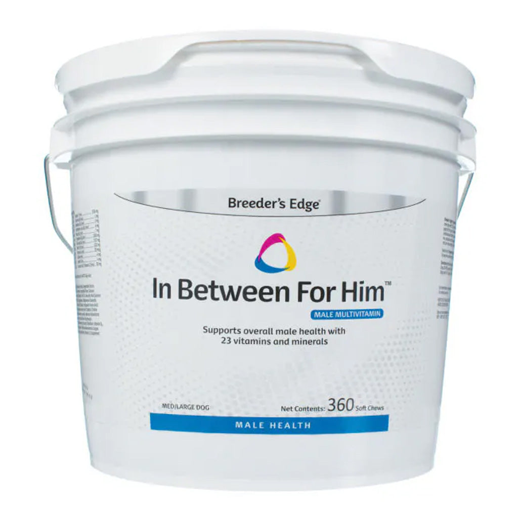 Breeder's Edge In Between For Him- Male Multivitamin For Medium & Large Dogs