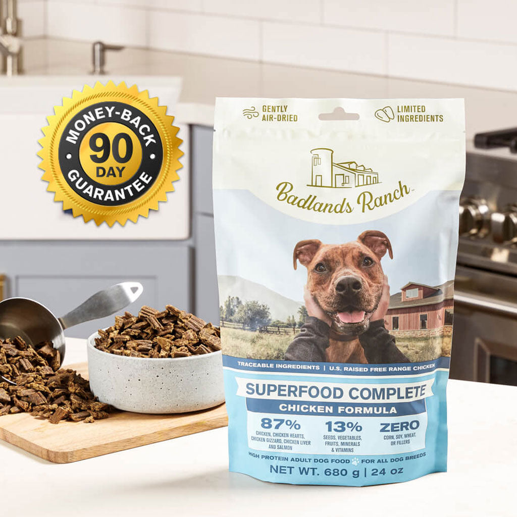 Badlands Ranch Superfood Complete Premium Air Dried Chicken Dog Food