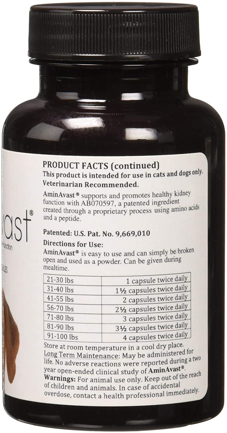 AminAvast Kidney Support for Dogs (60 capsules)